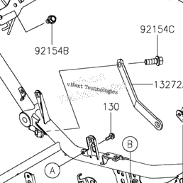 2024 Kawasaki Ninja 500 (EX500GRFNL) Frame Fittings | Babbitts
