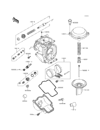 1994 Kawasaki NINJA ZX-9R (ZX900-B1) Carburetor Parts | Babbitts