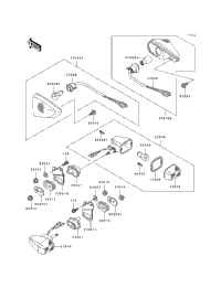 1992 Kawasaki NINJA ZX-6 (ZX600-D3) Turn Signal | Babbitts