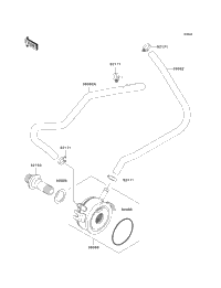 水ページ 2003 Kawasaki NINJA ZX-6R (ZX636-B1) Oil Cooler | Babbitts