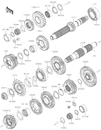 2018 Kawasaki Ninja 650 (EX650JJF) Transmission | Babbitts