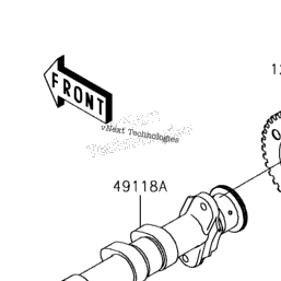 2016 Kawasaki NINJA 300 (EX300AGFA) Camshaft(S)/Tensioner