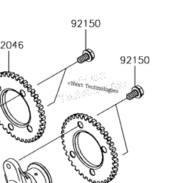 2016 Kawasaki NINJA 300 (EX300AGFA) Camshaft(S)/Tensioner