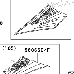 2004 Kawasaki KFX50 (KSF50-A2) Fenders | Babbitts Kawasaki Parts House