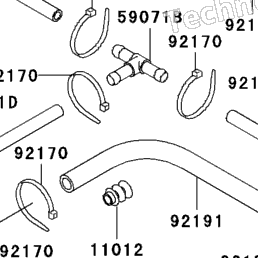 1997 Kawasaki JET SKI 1100 ZXI (JH1100-A2) Carburetor (Jh1100-A1