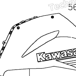 2023 Kawasaki Ninja ZX-6R ABS KRT Edition (ZX636GPSAN) Decals