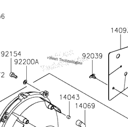 2019 Kawasaki W175/W175 SE (BJ175AKFA) Headlight(S)(Akf/Akfa