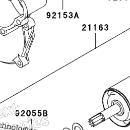 2005 Kawasaki NINJA ZX-10R (ZX1000-C2) Starter Motor | Babbitts