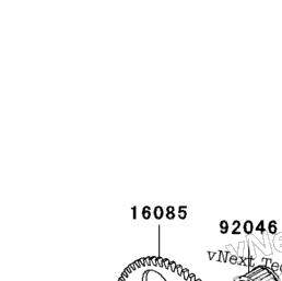 2005 Kawasaki NINJA ZX-10R (ZX1000-C2) Starter Motor | Babbitts