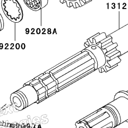 2000 Kawasaki SUPER SHERPA (KL250-G4) Transmission | Babbitts