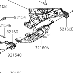 2024 Kawasaki Ninja H2 (ZX1002JRANN) Frame 2 | Babbitts Kawasaki
