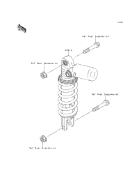 アクセサリー NRR 1997 Kawasaki NINJA ZX-7RR (ZX750-N2) Shock Absorber(S) | Holzhauers