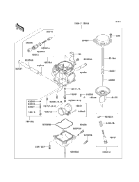 FOR KAWASAKI MOJAVE 250 KSF250 1987-2003 CARBURETOR CARB NEW - Foto 7