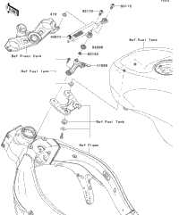 2009 Kawasaki NINJA ZX-6R (ZX600R9FA) Steering Damper | Holzhauers