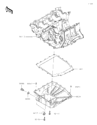 2024 Kawasaki Ninja ZX-6R (US) (ZX636KRFAL) Oil Pan