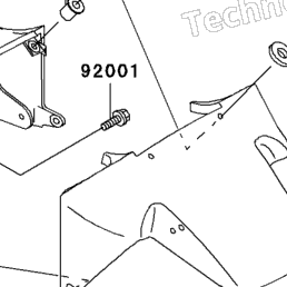 1997 Kawasaki NINJA ZX-11 (ZX1100-D5) Fenders | Babbitts Arctic