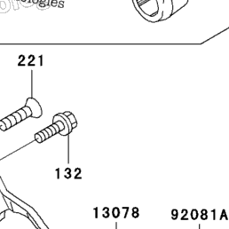 2003 Kawasaki KX85 (KX85-A3) Kickstarter Mechanism | Babbitts