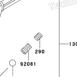 2003 Kawasaki KX85 (KX85-A3) Kickstarter Mechanism | Babbitts