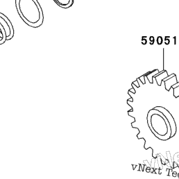 2003 Kawasaki KX85 (KX85-A3) Kickstarter Mechanism | Babbitts
