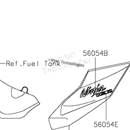 2023 Kawasaki Ninja H2R (ZX1000YPFNN) Decals | PartsPitstop.com