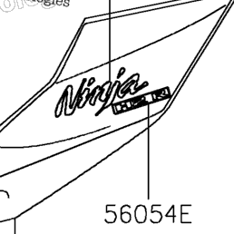 2021 Kawasaki Ninja H2R (ZX1000YMFNN) Decals | Babbitts Kawasaki