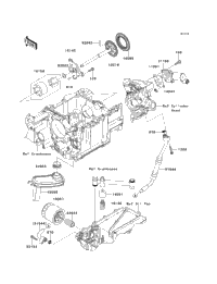 2014 Kawasaki CONCOURS 14 ABS (ZG1400CEF) Oil Pump/Oil Filter