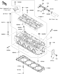 2008 Kawasaki JET SKI STX-15F (JT1500A8F) Cylinder Head | Babbitts