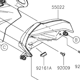 2023 Kawasaki Z125 PRO (BR125JPFNN) Headlight(S) | Babbitts