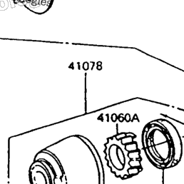 1992 Kawasaki CONCOURS (ZG1000-A7) Front Wheel (Zg1000-A7/A8