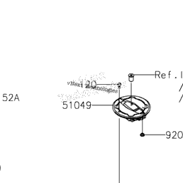 2023 Kawasaki Ninja ZX-6R ABS KRT Edition (ZX636GPSAN) Fuel Tank