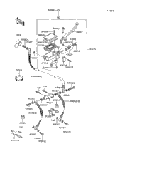 1992 Kawasaki VOYAGER XII (ZG1200-B6) Front Master Cylinder
