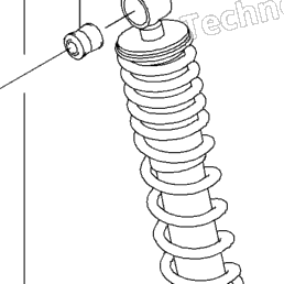 1997 Kawasaki PRAIRIE 400 4X4 (KVF400-A1) Shock Absorber(S