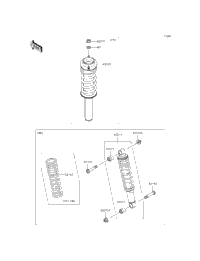 2016 Kawasaki MULE 610 4X4 XC (KAF400DGF) Shock Absorber(S