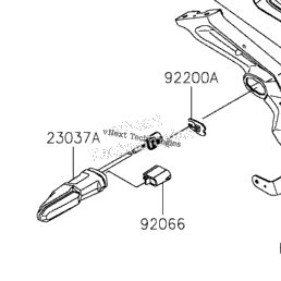 2024 Kawasaki Ninja ZX-6R (US) (ZX636KRFAL) Turn Signals