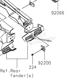 2024 Kawasaki Ninja ZX-6R (US) (ZX636KRFAL) Turn Signals