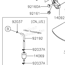 2024 Kawasaki Ninja ZX-6R ABS (ZX636JRFBN) Fuel Tank | Babbitts
