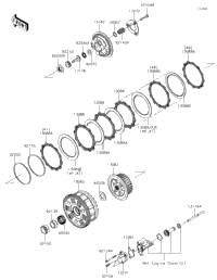 2017 Kawasaki NINJA H2/NINJA H2 CARBON (ZX1000XHF) Clutch