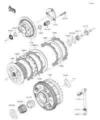 2016 Kawasaki Z1000 ABS (ZR1000GGF) Clutch(Ggf) | Babbitts
