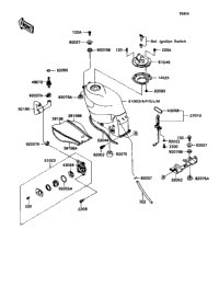 1993 Kawasaki ZX-11 (ZX1100-C4) Fuel Tank | Babbitts Polaris