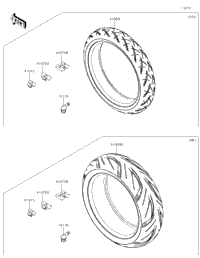 2018 Kawasaki Ninja H2 SX (ZX1002BJF) Tires | Babbitts Kawasaki