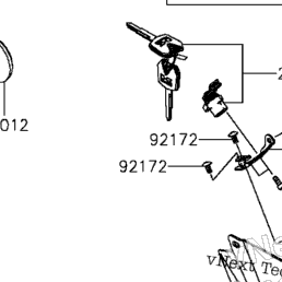 2015 Kawasaki NINJA 300 ABS (EX300BFF) Ignition Switch/Locks