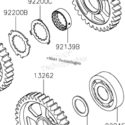 2023 Kawasaki Ninja ZX-10R (ZX1002MPFAL) Transmission | Babbitts