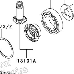 2001 Kawasaki W650 (EJ650-A3) Camshaft(S)/Bevel Gear | Babbitts