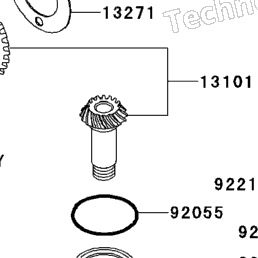 2001 Kawasaki W650 (EJ650-A3) Camshaft(S)/Bevel Gear | Babbitts