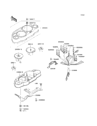 1998 Kawasaki NINJA ZX-11 (ZX1100-D6) Meter(S) | Babbitts