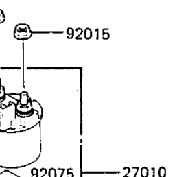 1983 Kawasaki GPz 750 (ZX750-A1) Starter Motor/Starter Clutch