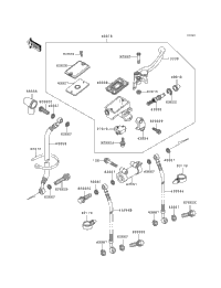1997 Kawasaki NINJA ZX-6R (ZX600-F3) Front Master Cylinder