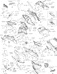 2020 Kawasaki Ninja 1000SX (ZX1002KLF) Cowling Lowers 4