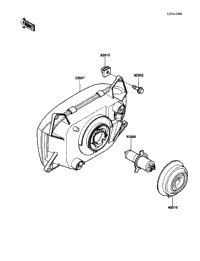 1989 Kawasaki NINJA ZX-10 (ZX1000-B2) Headlight(S