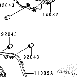 1994 Kawasaki NINJA 250R (EX250-F8) Engine Cover(S) | Babbitts